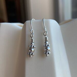 Elegant Silver Dangle Earrings